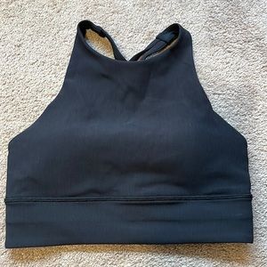 Lululemon Energy black sports bra like new, 6